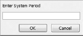 Enter your criteria in the Enter Parameter Value dialog box and click OK.