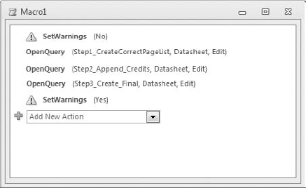 When completed and saved, the macro can be run anytime as a batch analysis.