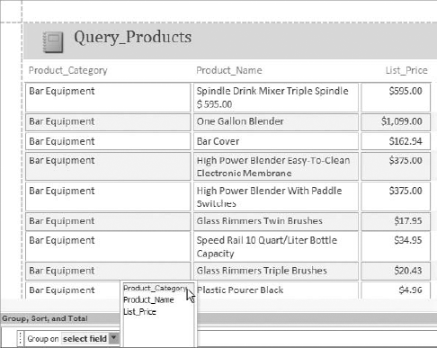 You want to group by the Product_Catetgory field.