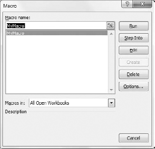 Open your newly created macro in Edit mode to copy to the macro-generated code.