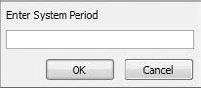 Enter your criteria in the Enter Parameter Value dialog box and click OK.