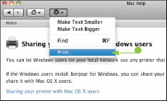 Use Mac OS X's Help System