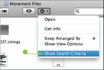 Save a Search in a Smart Folder