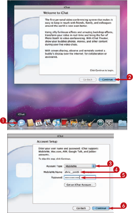 Open and Close iChat