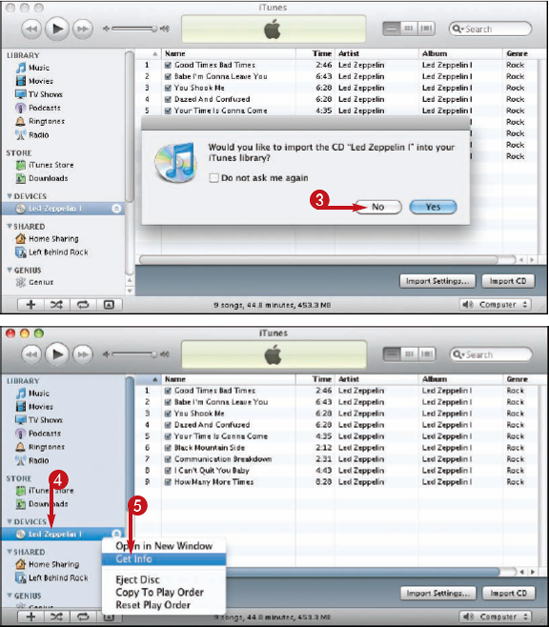 Add Your CDs to the iTunes Library