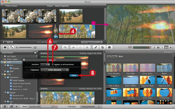 Add Transitions between Video Clips