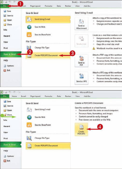 Save Office Files as PDF Documents