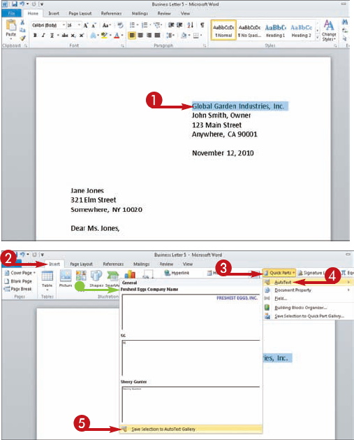 Automate Typing with AutoText