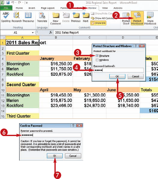 Protect Workbook Structure