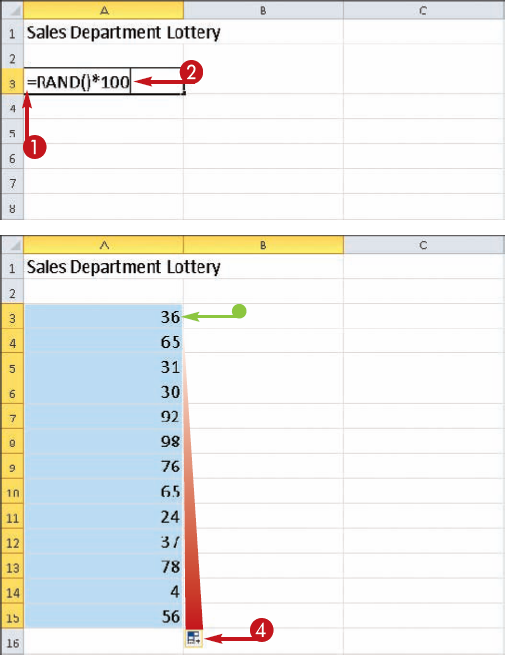 Generate Random Numbers in Your Cells