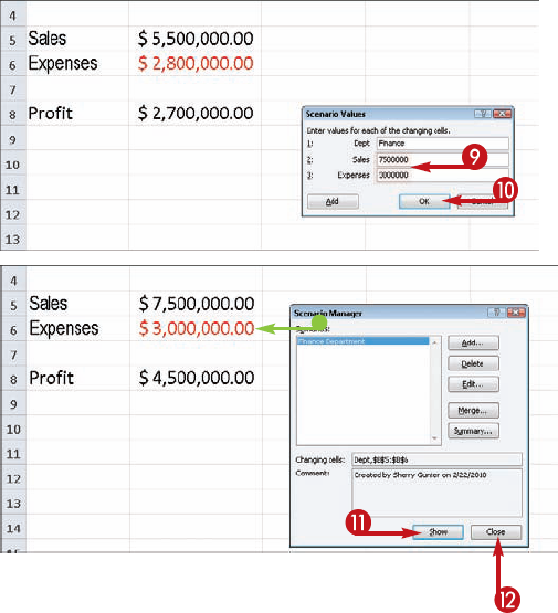 Establish What-If Scenarios