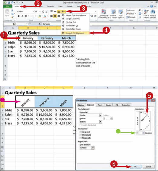 Change Cell Text Orientation