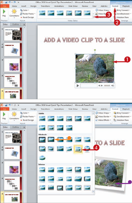 Assign a Video Style