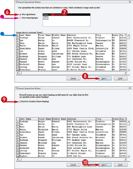 Import Data from Excel