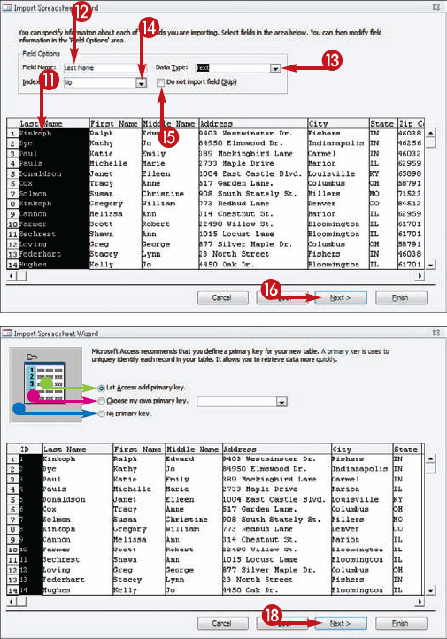 Import Data from Excel