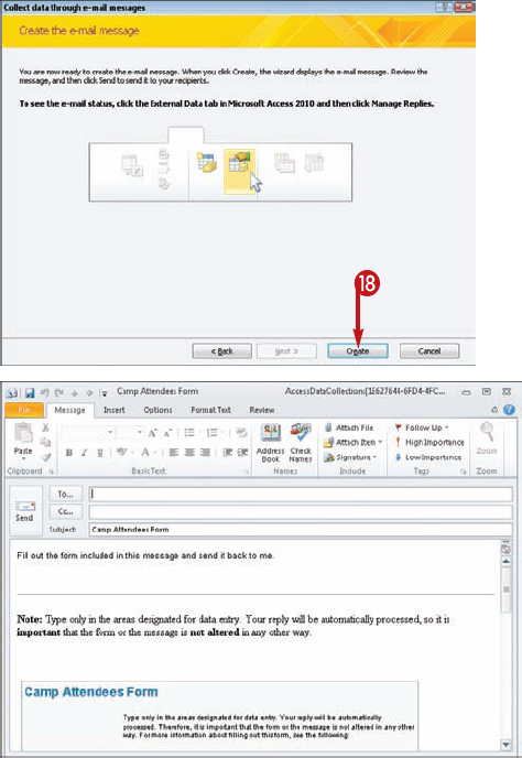 Collect Data from Outlook