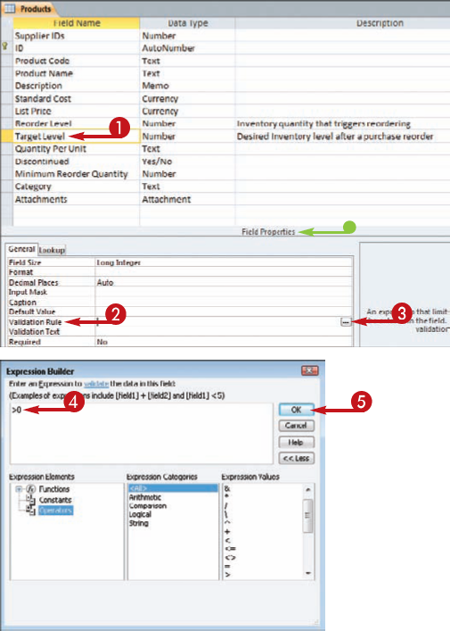 Set Data Validation Rules