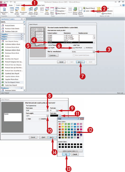 Create Mailing Labels