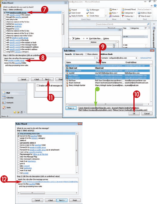 Manage Messages Using Rules