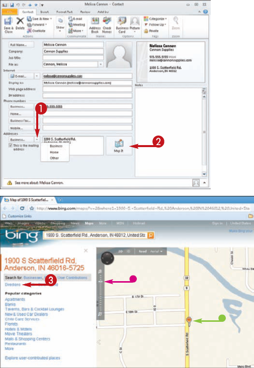 Locate an Address with Map It