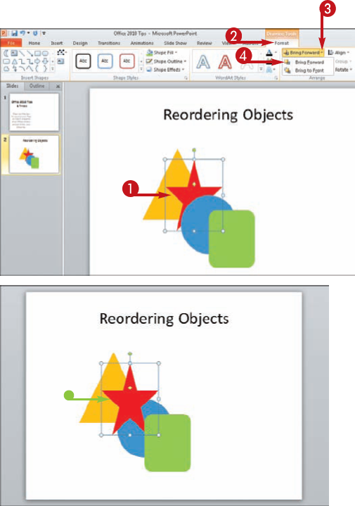 Control Graphic Placement with Ordering