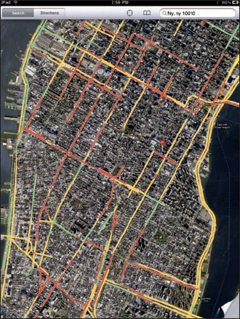 Lower Manhattan in mid-afternoon has more traffic than most cities at rush hour.