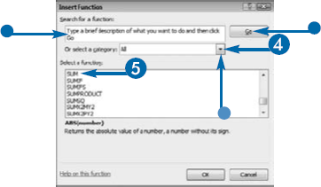 Understanding the Function Wizard