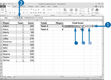 Calculate a Conditional Sum