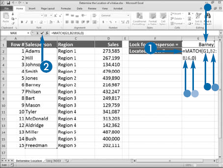 Determine the Location of a Value