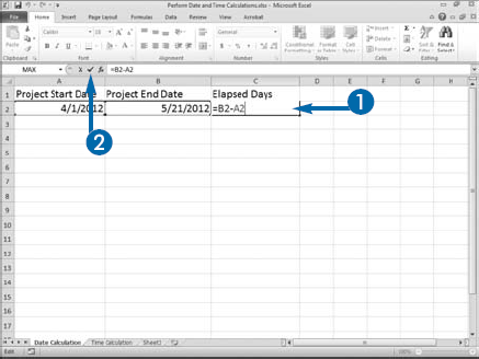 Perform Date and Time Calculations