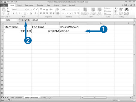 Perform Date and Time Calculations