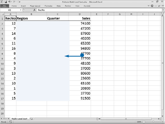 Perform MultiLevel Sorts