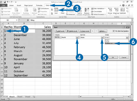 Perform a Custom Sort