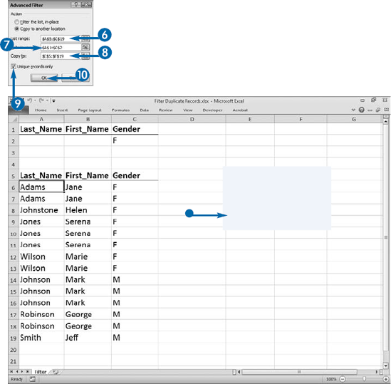 Filter Duplicate Records