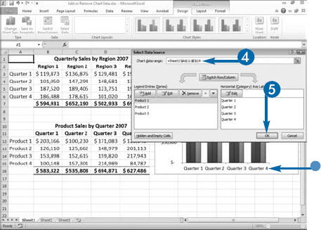 Add or Remove Chart Data