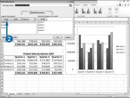 Add or Remove Chart Data