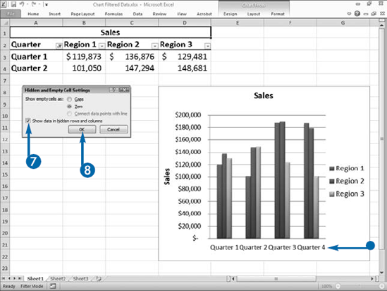 Chart Filtered Data