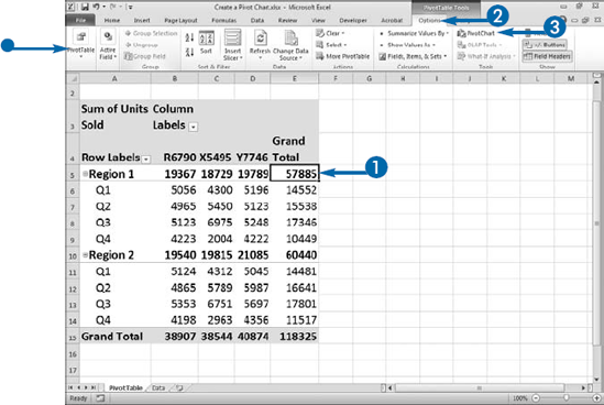 Create a PivotChart