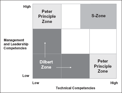 Finding the S-Zone—Considering Competencies on Two Dimensions