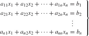 SOLUTION OF ALGEBRAIC EQUATIONS