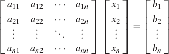 SOLUTION OF ALGEBRAIC EQUATIONS