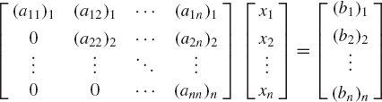 TRIANGULAR FACTORIZATION