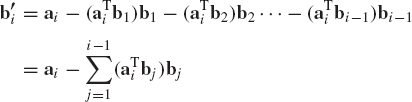 Gram-Schmidt Orthogonalization