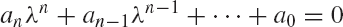 Eigenvalue Problem