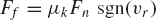 Coefficient of Statis Friction