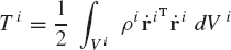 MASS MATRIX AND CENTRIFUGAL FORCES