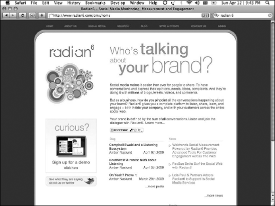 You can download Radian6 from its Web site.