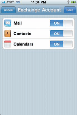 Keeping Mail, Contacts, and Calendars in sync.