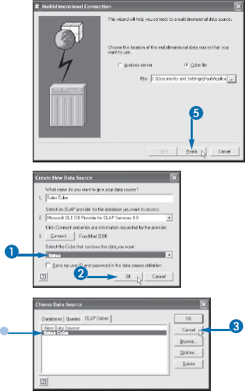 CONNECT TO A CUBE FILE