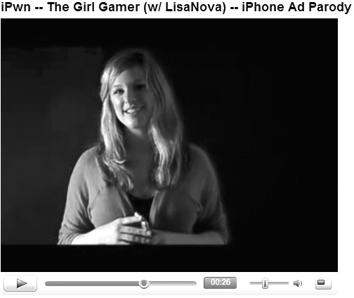 Screenshot of LisaNova from the iPwn video.